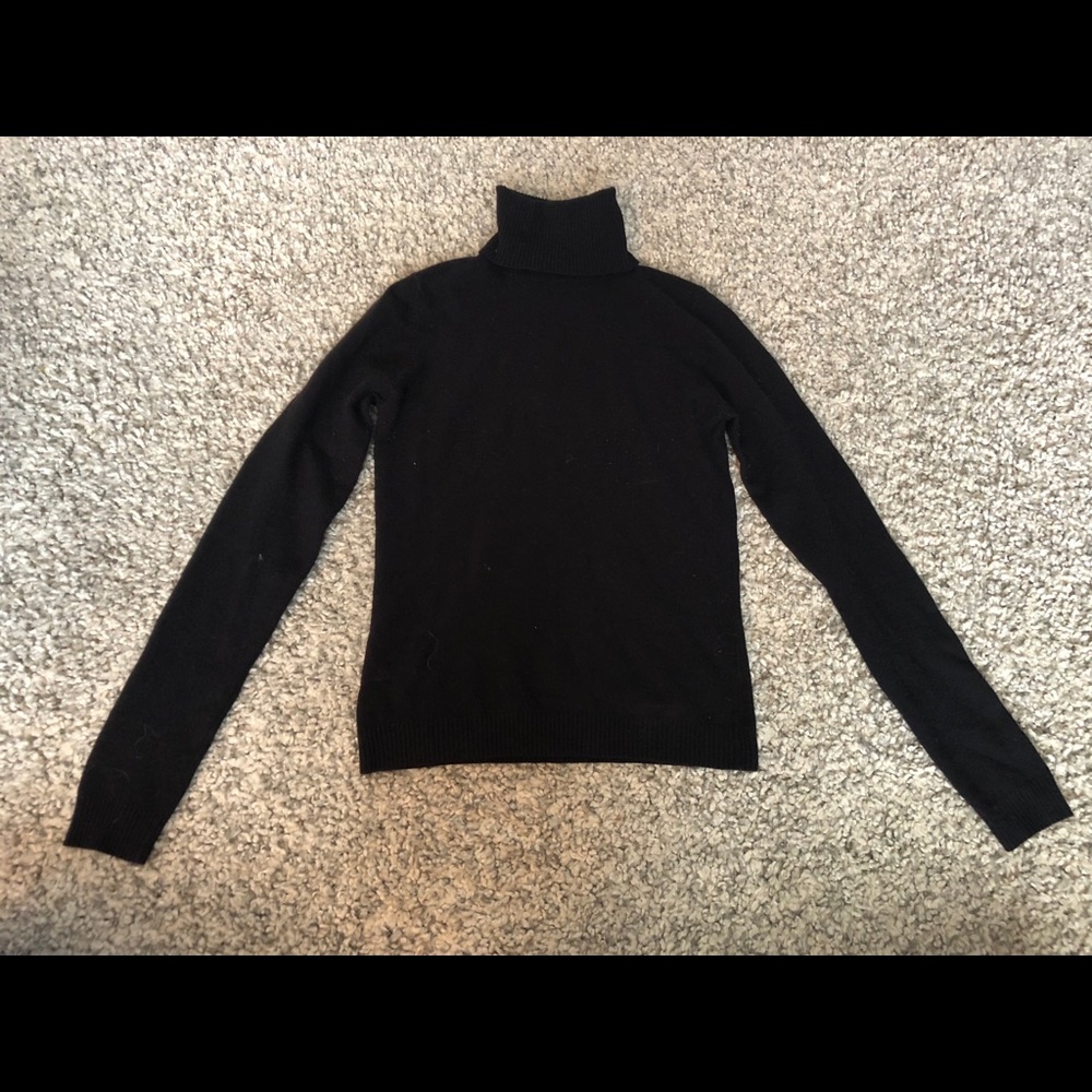 French Connection black long sleeve turtleneck
